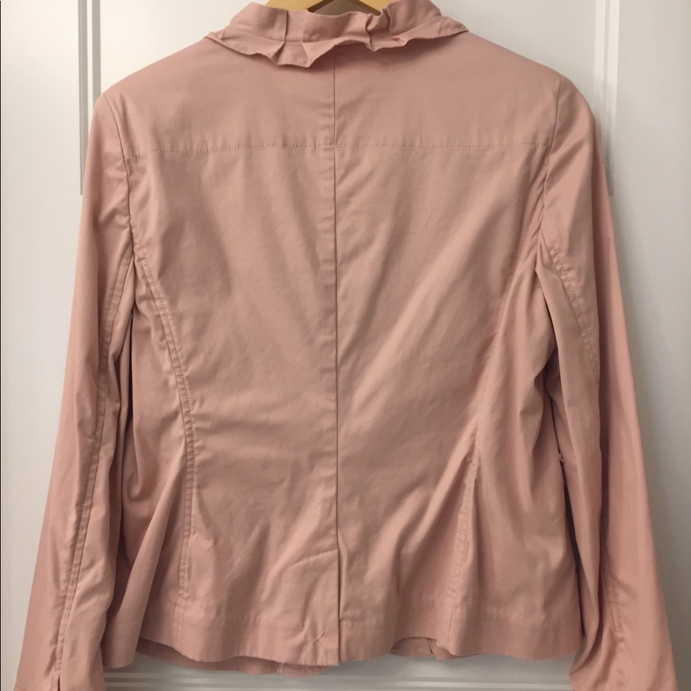 Talbots Grace Fit Ruffle Blazer Jacket - Picture 2 of 6